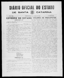 Diário Oficial do Estado de Santa Catarina. Ano 8. N° 2120 de 15/10/1941