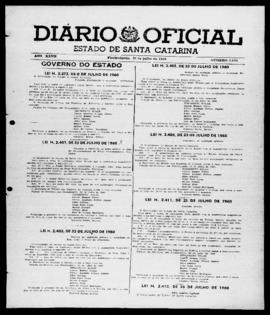 Diário Oficial do Estado de Santa Catarina. Ano 27. N° 6610 de 28/07/1960