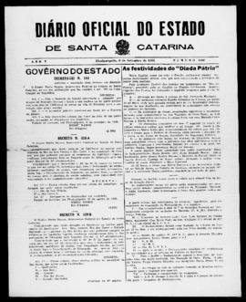 Diário Oficial do Estado de Santa Catarina. Ano 5. N° 1296 de 06/09/1938