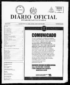 Diário Oficial do Estado de Santa Catarina. Ano 74. N° 18354 de 06/05/2008