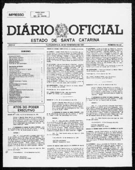 Diário Oficial do Estado de Santa Catarina. Ano 55. N° 14137 de 25/02/1991