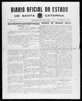 Diário Oficial do Estado de Santa Catarina. Ano 5. N° 1211 de 20/05/1938