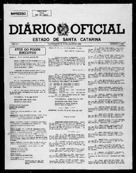 Diário Oficial do Estado de Santa Catarina. Ano 52. N° 12762 de 31/07/1985