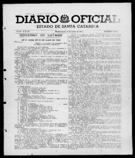 Diário Oficial do Estado de Santa Catarina. Ano 29. N° 7058 de 28/05/1962
