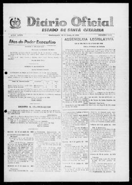 Diário Oficial do Estado de Santa Catarina. Ano 30. N° 7314 de 20/06/1963