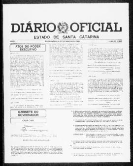 Diário Oficial do Estado de Santa Catarina. Ano 51. N° 12622 de 07/01/1985