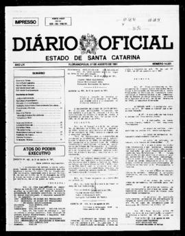 Diário Oficial do Estado de Santa Catarina. Ano 56. N° 14251 de 07/08/1991