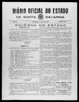 Diário Oficial do Estado de Santa Catarina. Ano 11. N° 2715 de 10/04/1944