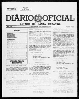 Diário Oficial do Estado de Santa Catarina. Ano 57. N° 14550 de 20/10/1992