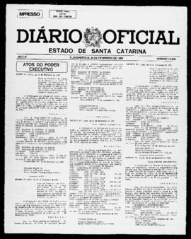 Diário Oficial do Estado de Santa Catarina. Ano 54. N° 13648 de 24/02/1989