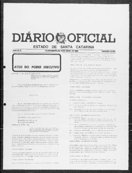 Diário Oficial do Estado de Santa Catarina. Ano 49. N° 12193 de 14/04/1983