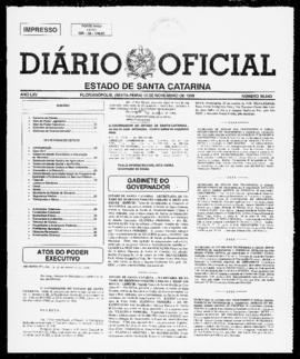 Diário Oficial do Estado de Santa Catarina. Ano 65. N° 16043 de 13/11/1998