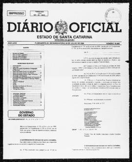 Diário Oficial do Estado de Santa Catarina. Ano 67. N° 16461 de 24/07/2000