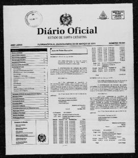 Diário Oficial do Estado de Santa Catarina. Ano 76. N° 19041 de 03/03/2011