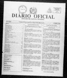 Diário Oficial do Estado de Santa Catarina. Ano 73. N° 18098 de 09/04/2007. Parte 1
