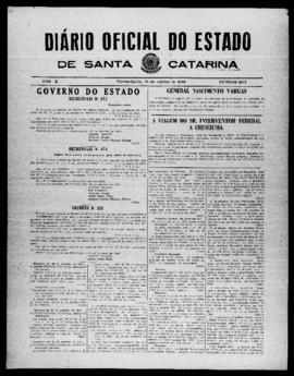 Diário Oficial do Estado de Santa Catarina. Ano 10. N° 2611 de 26/10/1943