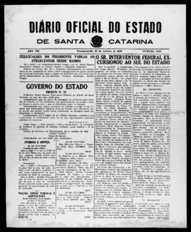 Diário Oficial do Estado de Santa Catarina. Ano 7. N° 1880 de 29/10/1940