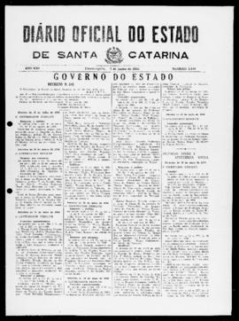 Diário Oficial do Estado de Santa Catarina. Ano 21. N° 5149 de 07/06/1954