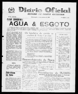 Diário Oficial do Estado de Santa Catarina. Ano 29. N° 7156 de 19/10/1962