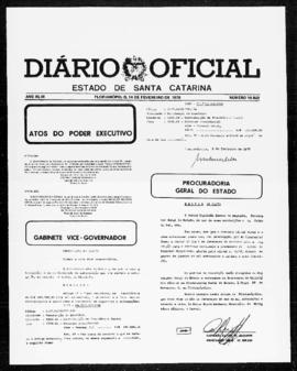 Diário Oficial do Estado de Santa Catarina. Ano 43. N° 10922 de 14/02/1978