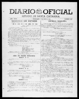 Diário Oficial do Estado de Santa Catarina. Ano 23. N° 5596 de 13/04/1956