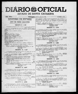 Diário Oficial do Estado de Santa Catarina. Ano 27. N° 6659 de 10/10/1960