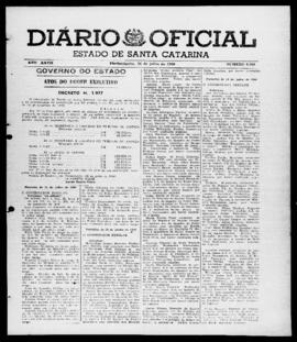 Diário Oficial do Estado de Santa Catarina. Ano 27. N° 6608 de 26/07/1960