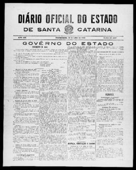 Diário Oficial do Estado de Santa Catarina. Ano 12. N° 3020 de 12/07/1945