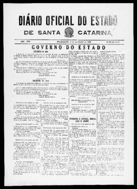 Diário Oficial do Estado de Santa Catarina. Ano 16. N° 4051 de 03/11/1949