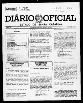 Diário Oficial do Estado de Santa Catarina. Ano 56. N° 14250 de 06/08/1991