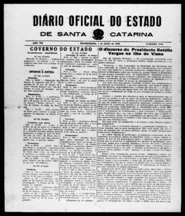 Diário Oficial do Estado de Santa Catarina. Ano 7. N° 1795 de 01/07/1940