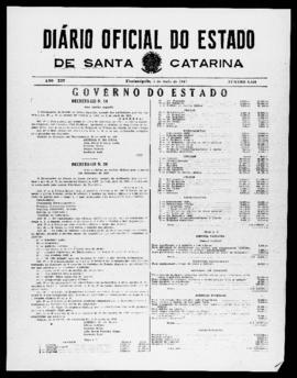 Diário Oficial do Estado de Santa Catarina. Ano 14. N° 3458 de 05/05/1947