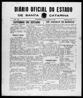 Diário Oficial do Estado de Santa Catarina. Ano 7. N° 1889 de 11/11/1940