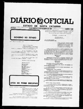 Diário Oficial do Estado de Santa Catarina. Ano 46. N° 11606 de 19/11/1980