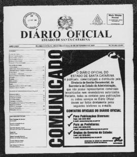 Diário Oficial do Estado de Santa Catarina. Ano 75. N° 18699 de 28/09/2009
