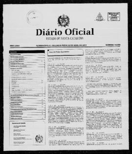 Diário Oficial do Estado de Santa Catarina. Ano 76. N° 19060 de 04/04/2011
