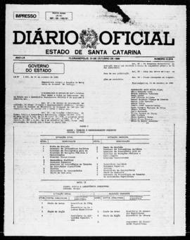 Diário Oficial do Estado de Santa Catarina. Ano 53. N° 13074 de 31/10/1986