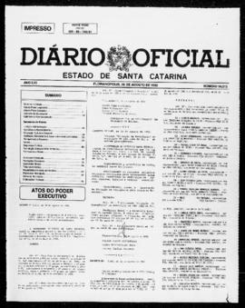 Diário Oficial do Estado de Santa Catarina. Ano 57. N° 14513 de 26/08/1992