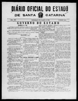 Diário Oficial do Estado de Santa Catarina. Ano 16. N° 4009 de 30/08/1949