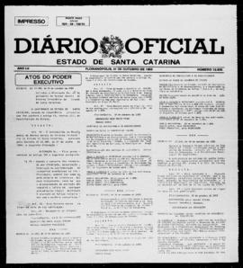 Diário Oficial do Estado de Santa Catarina. Ano 52. N° 12826 de 31/10/1985
