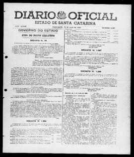 Diário Oficial do Estado de Santa Catarina. Ano 27. N° 6567 de 25/05/1960