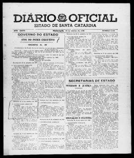 Diário Oficial do Estado de Santa Catarina. Ano 27. N° 6666 de 19/10/1960