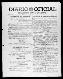 Diário Oficial do Estado de Santa Catarina. Ano 25. N° 6113 de 20/06/1958