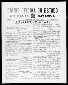 Diário Oficial do Estado de Santa Catarina. Ano 20. N° 5003 de 16/10/1953