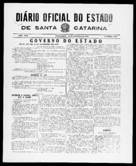 Diário Oficial do Estado de Santa Catarina. Ano 16. N° 4058 de 14/11/1949
