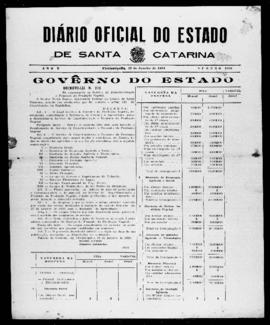 Diário Oficial do Estado de Santa Catarina. Ano 5. N° 1396 de 12/01/1939