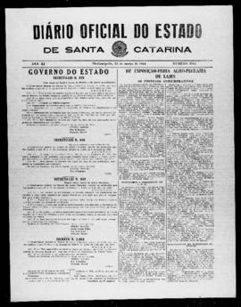 Diário Oficial do Estado de Santa Catarina. Ano 11. N° 2705 de 23/03/1944