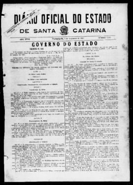 Diário Oficial do Estado de Santa Catarina. Ano 18. N° 4551 de 03/12/1951