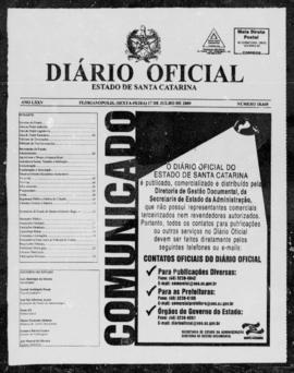 Diário Oficial do Estado de Santa Catarina. Ano 75. N° 18649 de 17/07/2009