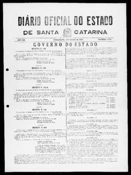 Diário Oficial do Estado de Santa Catarina. Ano 20. N° 5070 de 04/02/1954